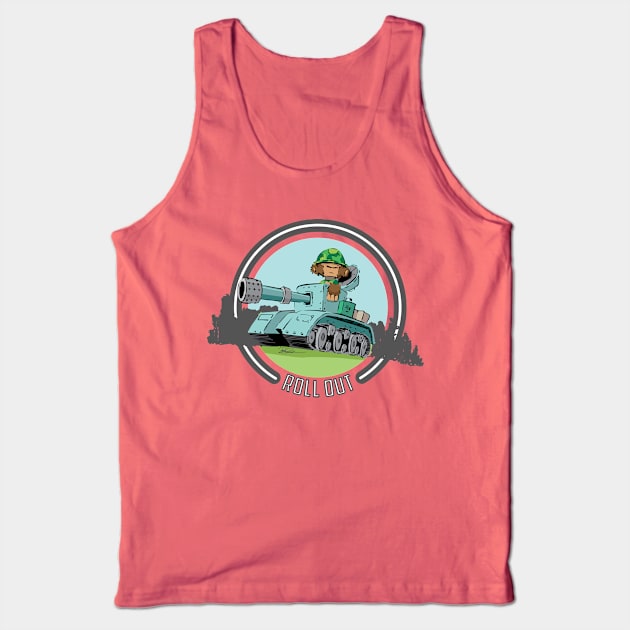 Roll Out Tank Top by BenOlsonArt